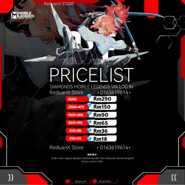 ReduanX Store (TopUp ML, FF, ROBLOX/Jasa naikkan follower yt/ttk/fb/ig/tele/twitter) Whatsapp Group Invite Link 2023