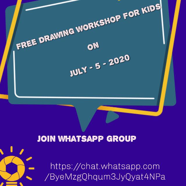 Drawing Workshop Whatsapp Group Invite Link 2023