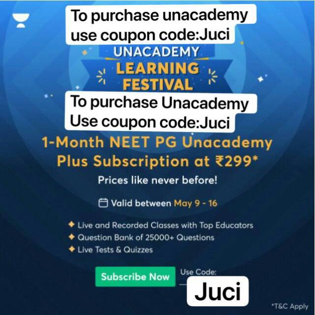 Unacademy coupon :Juci Whatsapp Group Invite Link 2023